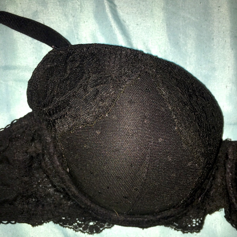 Black 34D push up Bra